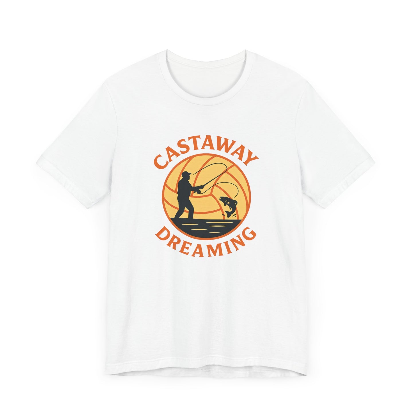 Castaway Dreaming Unisex Tee - Beach Vibes Shirt, Summer Casual Wear, Fishing Lover Gift, Outdoor Adventure Top, Relaxed Fit T-Shirt