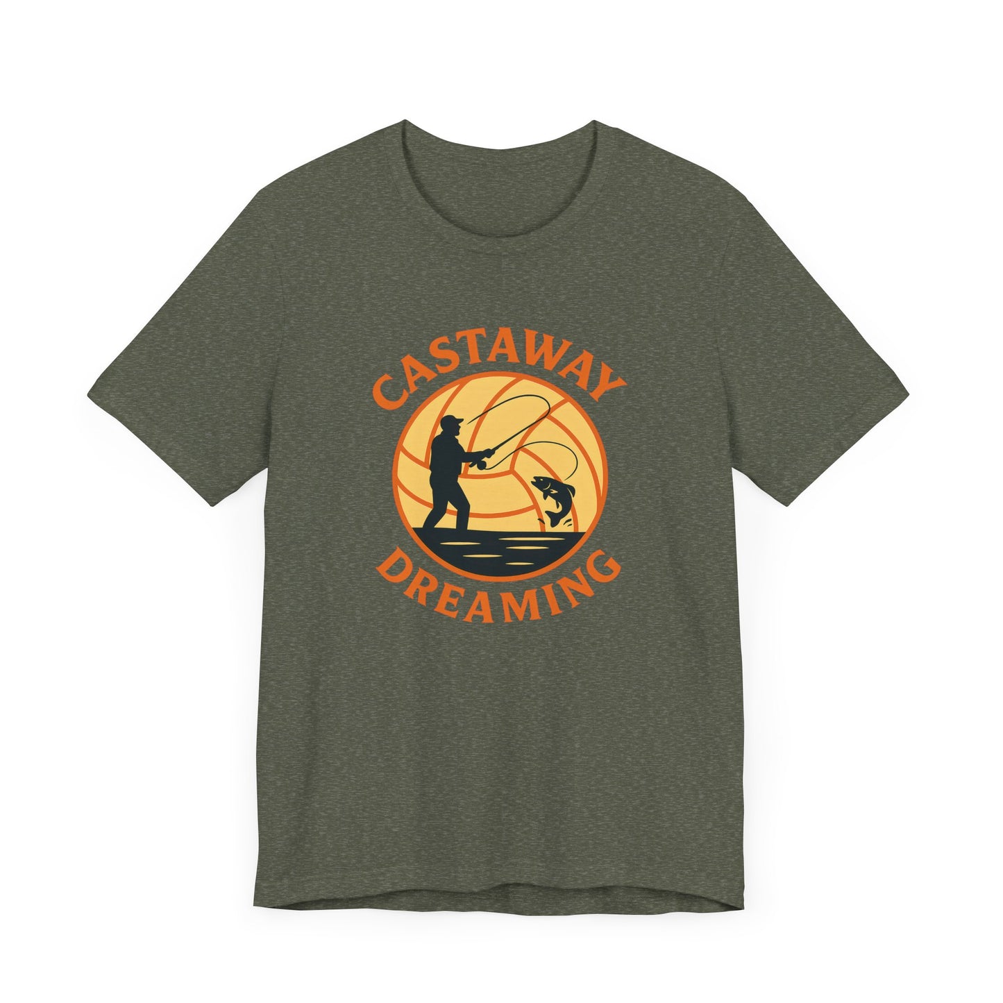 Castaway Dreaming Unisex Tee - Beach Vibes Shirt, Summer Casual Wear, Fishing Lover Gift, Outdoor Adventure Top, Relaxed Fit T-Shirt