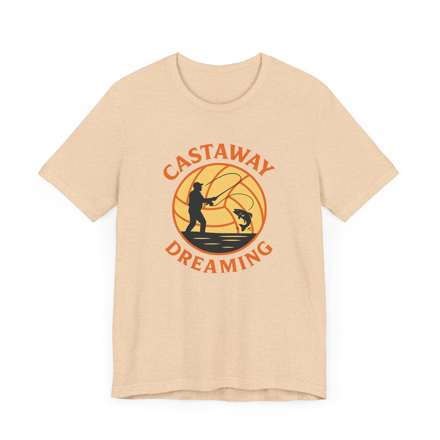 Castaway Dreaming Unisex Tee - Beach Vibes Shirt, Summer Casual Wear, Fishing Lover Gift, Outdoor Adventure Top, Relaxed Fit T-Shirt