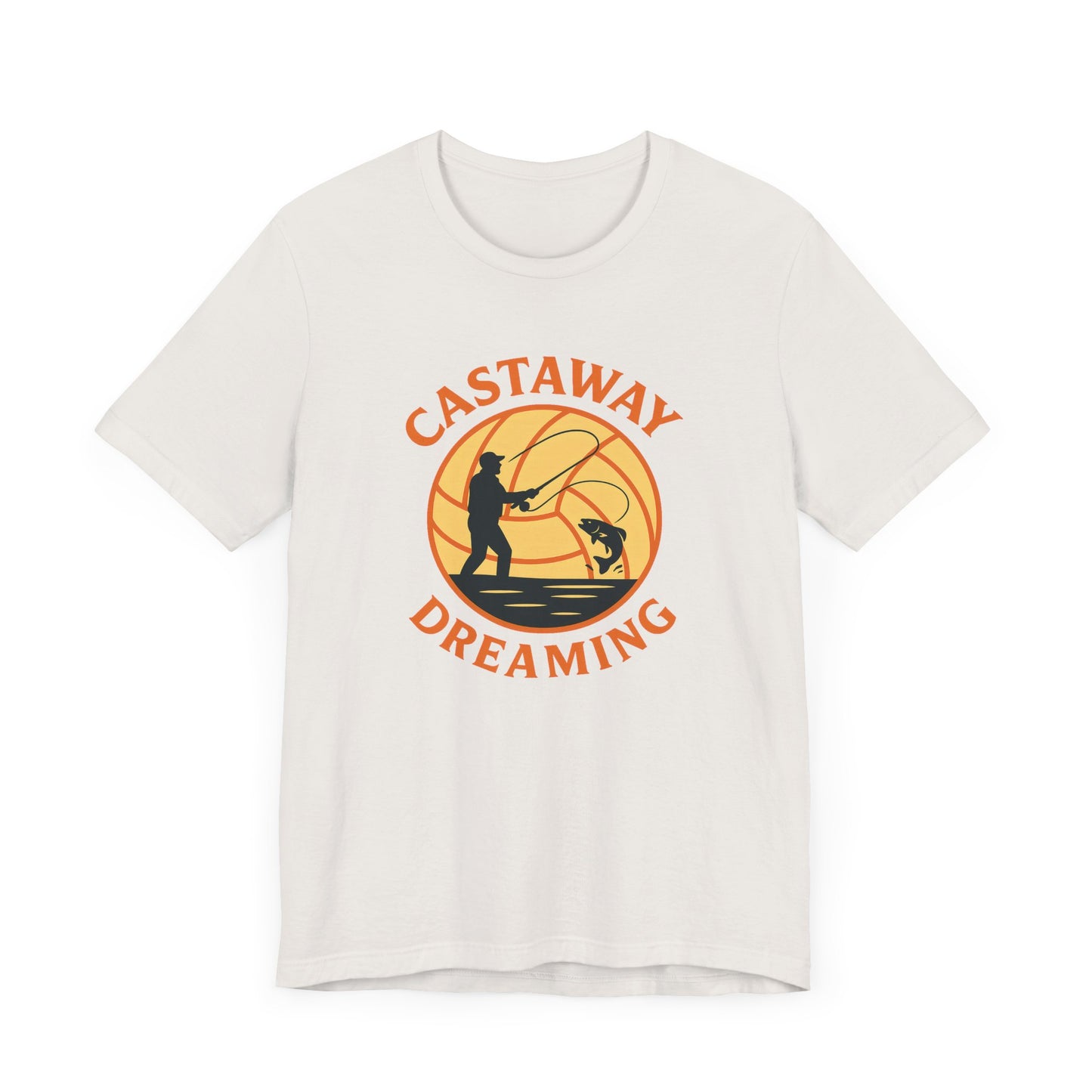 Castaway Dreaming Unisex Tee - Beach Vibes Shirt, Summer Casual Wear, Fishing Lover Gift, Outdoor Adventure Top, Relaxed Fit T-Shirt