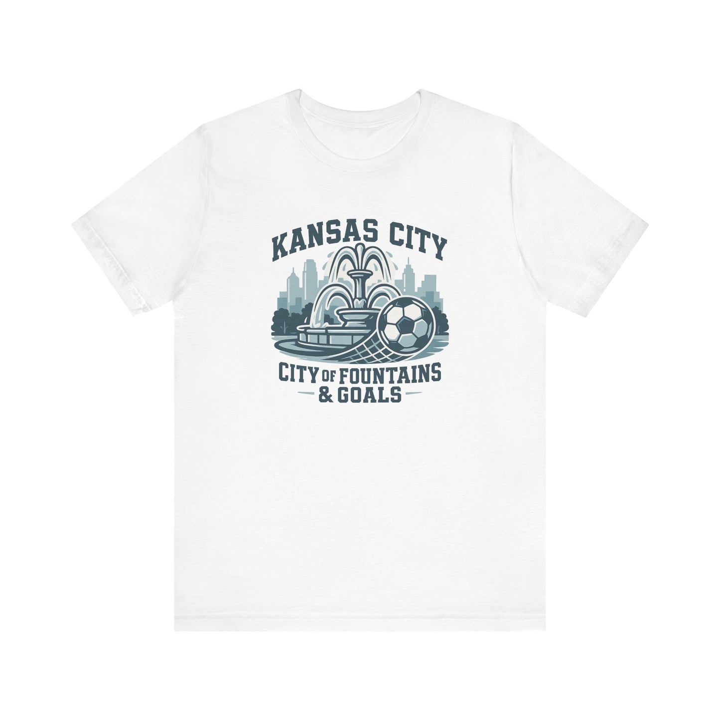 Kansas City Soccer Tee | Unisex Jersey Shirt for Fans | Gift for Sports Lovers | Casual Wear | City of Fountains & Goals