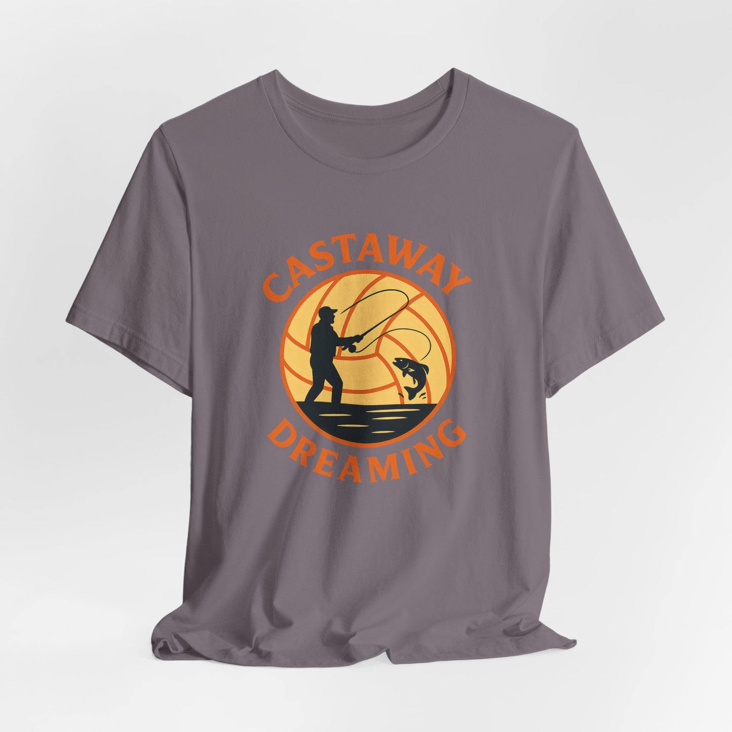 Castaway Dreaming Unisex Tee - Beach Vibes Shirt, Summer Casual Wear, Fishing Lover Gift, Outdoor Adventure Top, Relaxed Fit T-Shirt