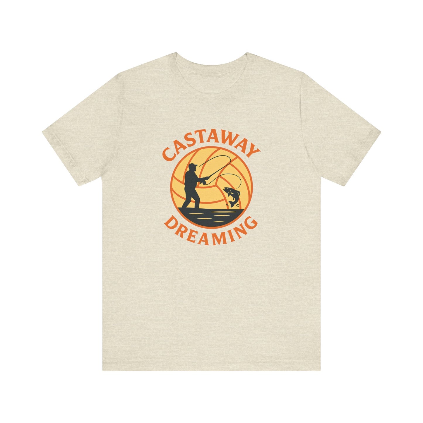 Castaway Dreaming Unisex Tee - Beach Vibes Shirt, Summer Casual Wear, Fishing Lover Gift, Outdoor Adventure Top, Relaxed Fit T-Shirt