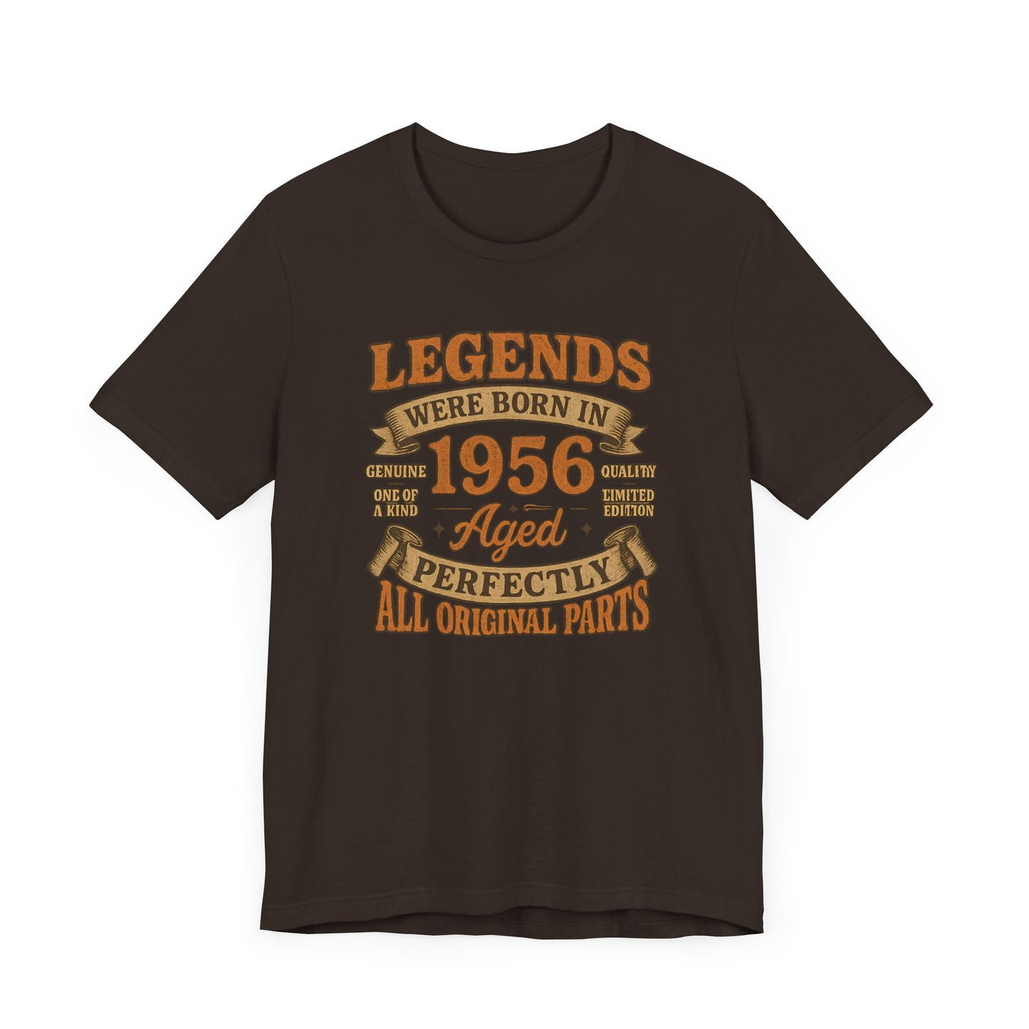 Legends Born in 1956 T-Shirt – Vintage Aged Perfectly Tee | 1956 Birthday Gift