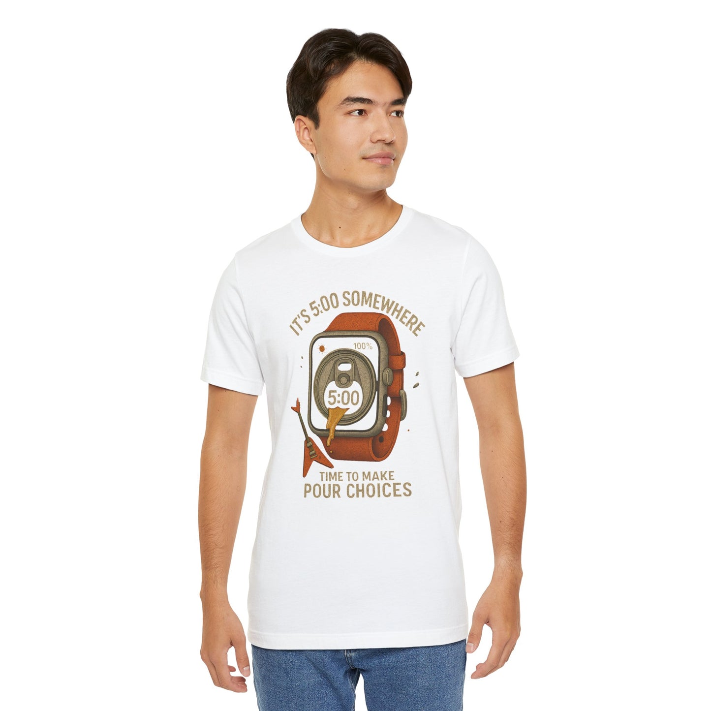 It’s 5:00 Somewhere T-Shirt – Funny Beer Lover Gift | Pour Choices Graphic Tee