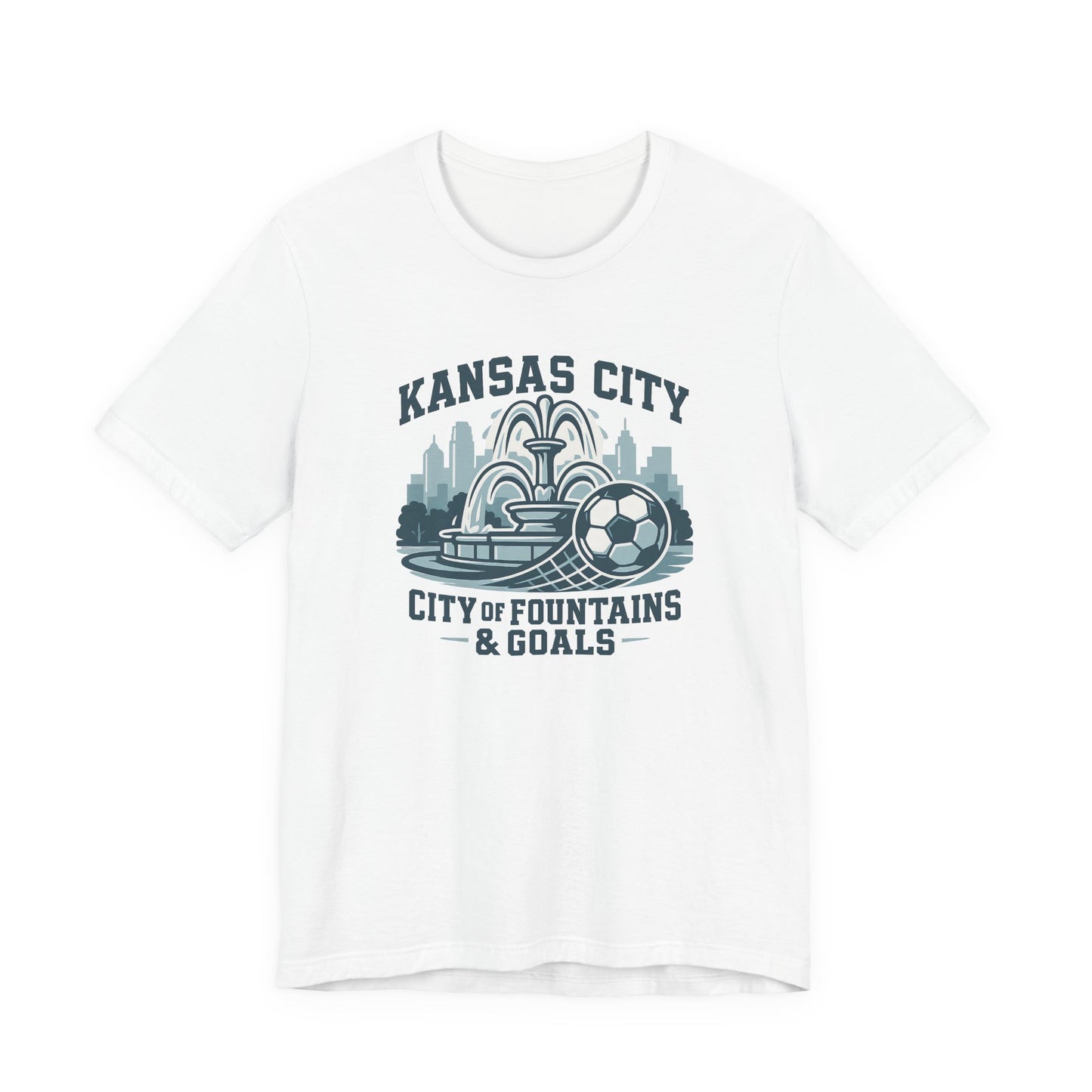 Kansas City Soccer Tee | Unisex Jersey Shirt for Fans | Gift for Sports Lovers | Casual Wear | City of Fountains & Goals