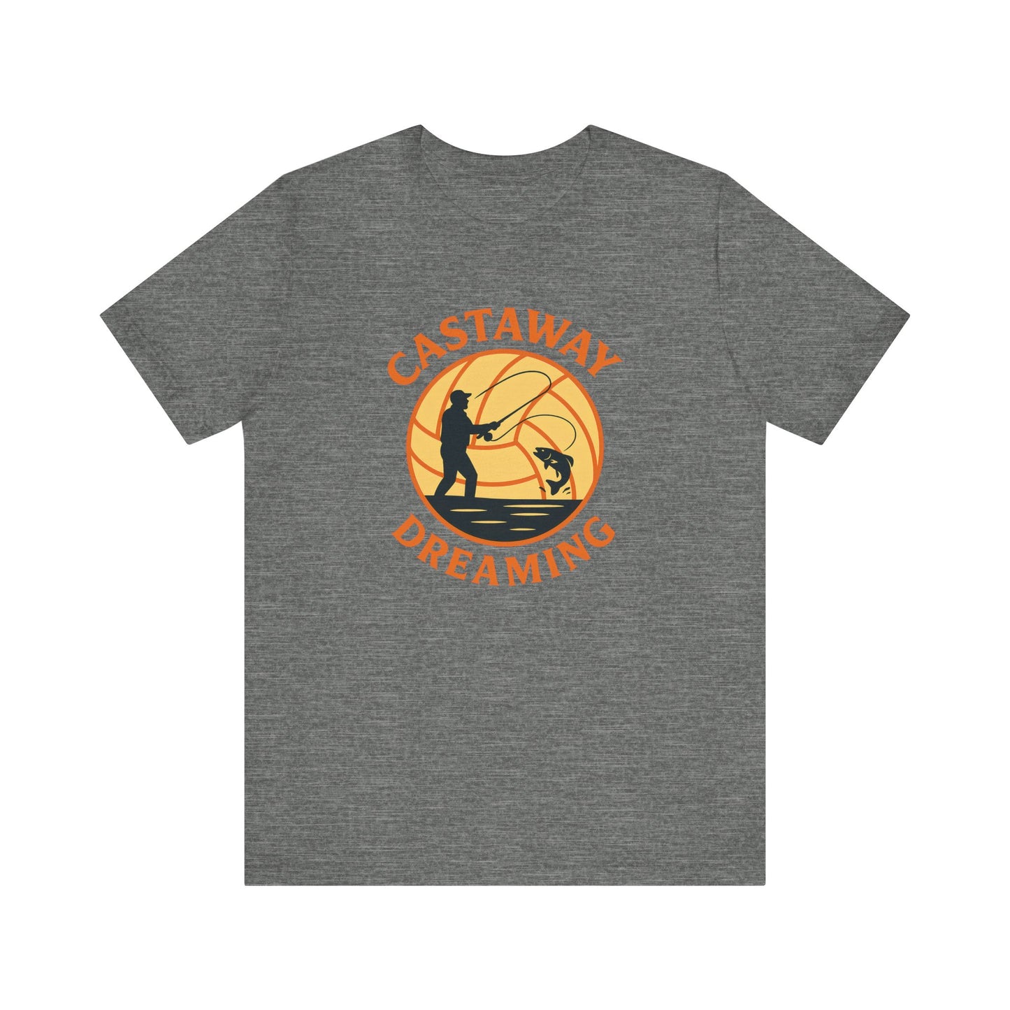 Castaway Dreaming Unisex Tee - Beach Vibes Shirt, Summer Casual Wear, Fishing Lover Gift, Outdoor Adventure Top, Relaxed Fit T-Shirt