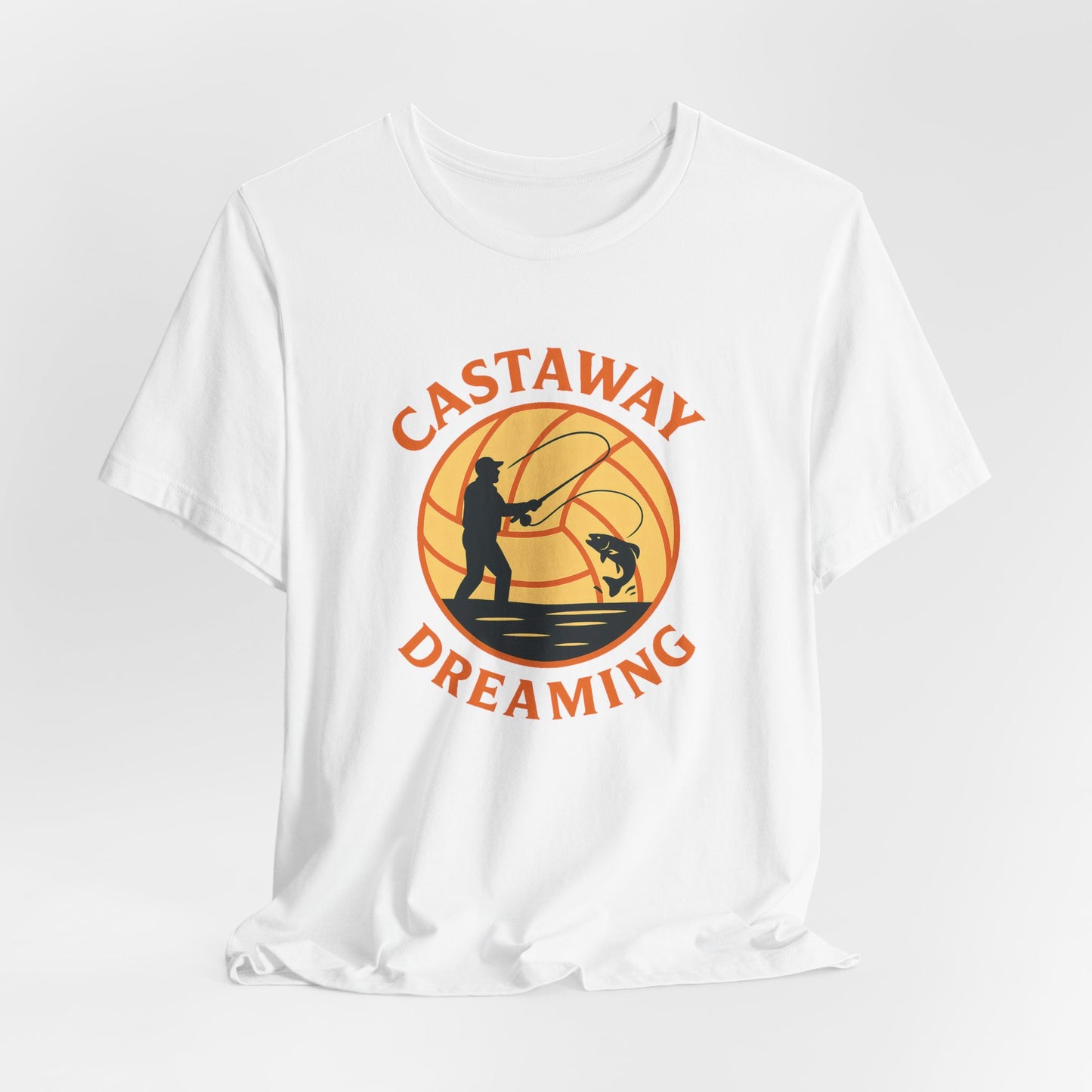 Castaway Dreaming Unisex Tee - Beach Vibes Shirt, Summer Casual Wear, Fishing Lover Gift, Outdoor Adventure Top, Relaxed Fit T-Shirt