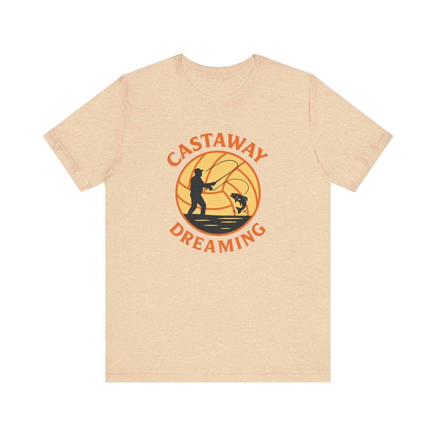 Castaway Dreaming Unisex Tee - Beach Vibes Shirt, Summer Casual Wear, Fishing Lover Gift, Outdoor Adventure Top, Relaxed Fit T-Shirt