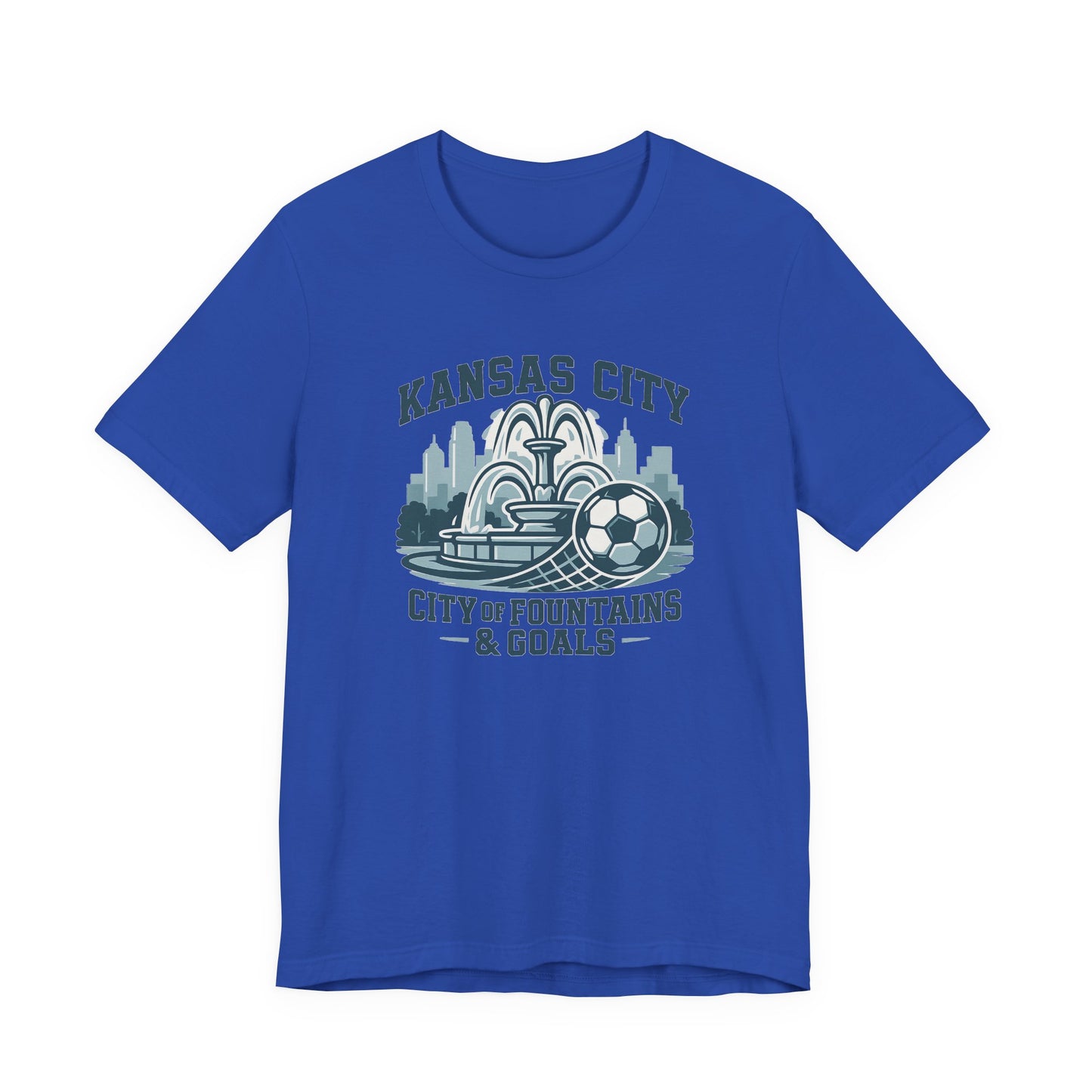 Kansas City Soccer Tee | Unisex Jersey Shirt for Fans | Gift for Sports Lovers | Casual Wear | City of Fountains & Goals