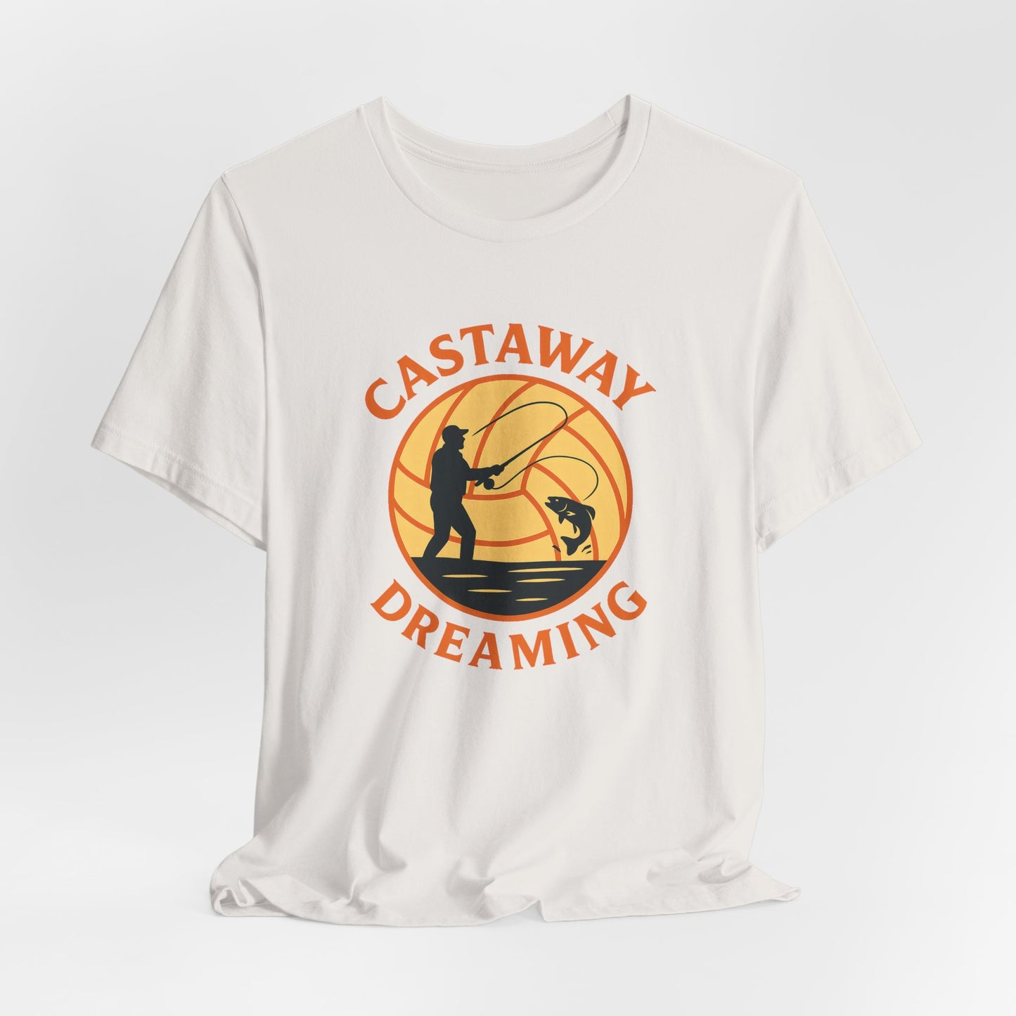 Castaway Dreaming Unisex Tee - Beach Vibes Shirt, Summer Casual Wear, Fishing Lover Gift, Outdoor Adventure Top, Relaxed Fit T-Shirt