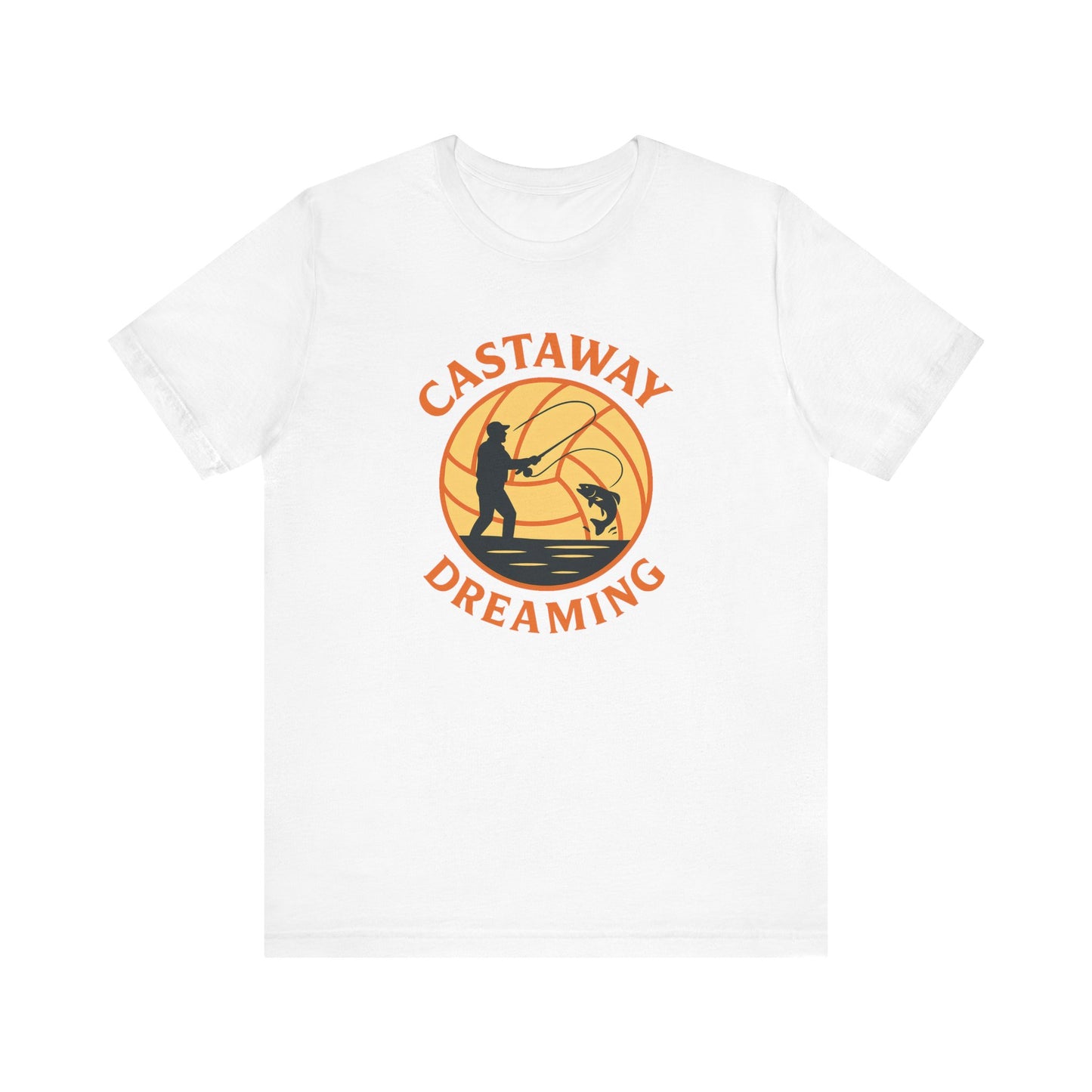 Castaway Dreaming Unisex Tee - Beach Vibes Shirt, Summer Casual Wear, Fishing Lover Gift, Outdoor Adventure Top, Relaxed Fit T-Shirt