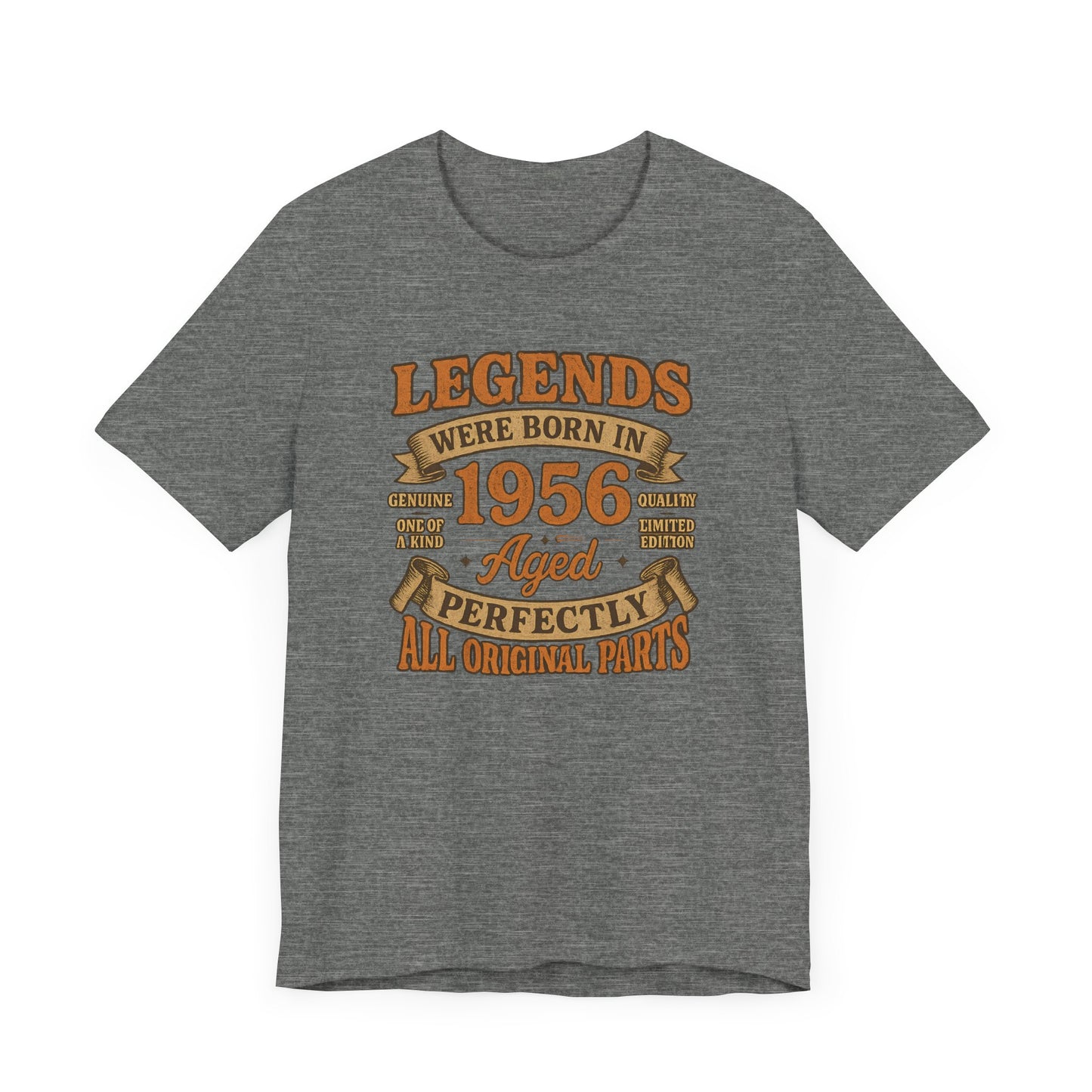 Legends Born in 1956 T-Shirt – Vintage Aged Perfectly Tee | 1956 Birthday Gift