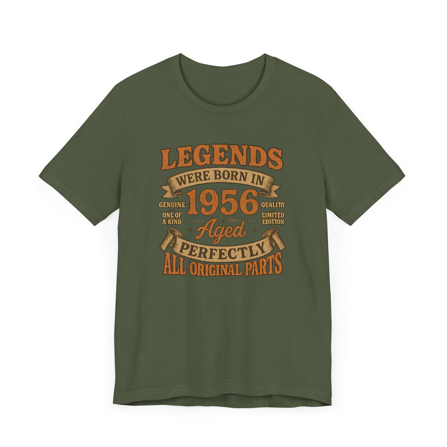 Legends Born in 1956 T-Shirt – Vintage Aged Perfectly Tee | 1956 Birthday Gift