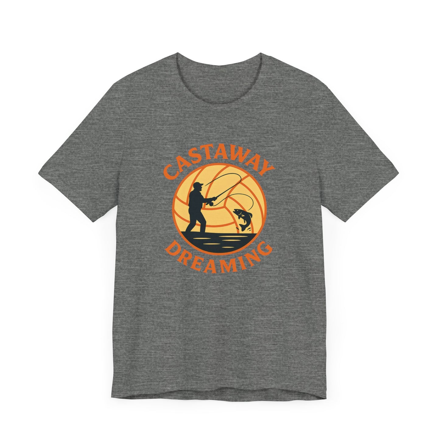 Castaway Dreaming Unisex Tee - Beach Vibes Shirt, Summer Casual Wear, Fishing Lover Gift, Outdoor Adventure Top, Relaxed Fit T-Shirt
